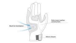Bela Hero Air Women's Summer Gloves Black