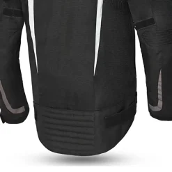BELA HIGHLAND GIACCA DI MOTO UOMO NERO BIANCO ARANCIONE