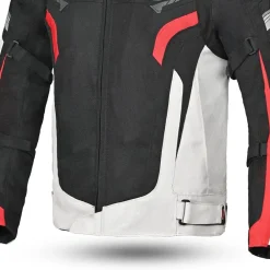 BELA HIGHLAND GIACCA DI MOTO UOMO ANTRACITE CAQUI NERO ROSSO