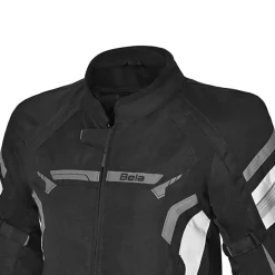 BELA HIGHLAND MEN'S MOTORCYCLE JACKET BLACK ICE GREY