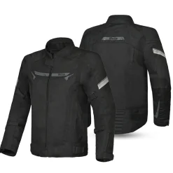 BELA Highland Men's Motorcycle Jacket Black