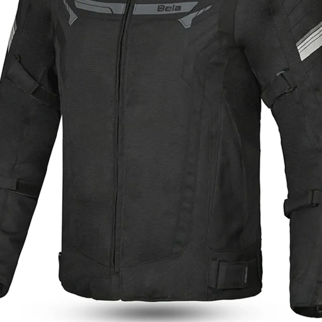 BELA Highland Men's Motorcycle Jacket Black