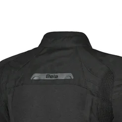 BELA HIGHLAND WOMEN'S MOTORCYCLE JACKET IN BLACK GREY FABRIC