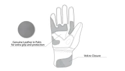 Bela Highway Men's Winter Gloves Black