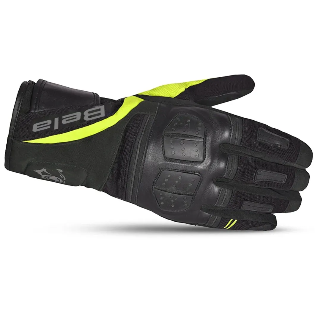 Bela Highway Men's Winter Gloves Black/Fluor Yellow