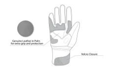 Bela Highway Winter Gloves Black Grey