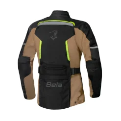 BELA HURRICANE 3 IN 1 GIACCA DI MOTO DONNA NERO SABBIA GIALLO FLUO