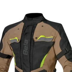BELA HURRICANE 3 IN 1 GIACCA DI MOTO DONNA NERO SABBIA GIALLO FLUO