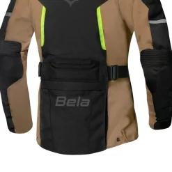 BELA HURRICANE 3 IN 1 GIACCA DI MOTO DONNA NERO SABBIA GIALLO FLUO