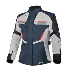 BELA HURRICANE 3 IN 1 GIACCA DI MOTO DONNA BLU GHIACCIO ROSSO