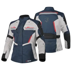 BELA HURRICANE 3 IN 1 GIACCA DI MOTO DONNA BLU GHIACCIO ROSSO