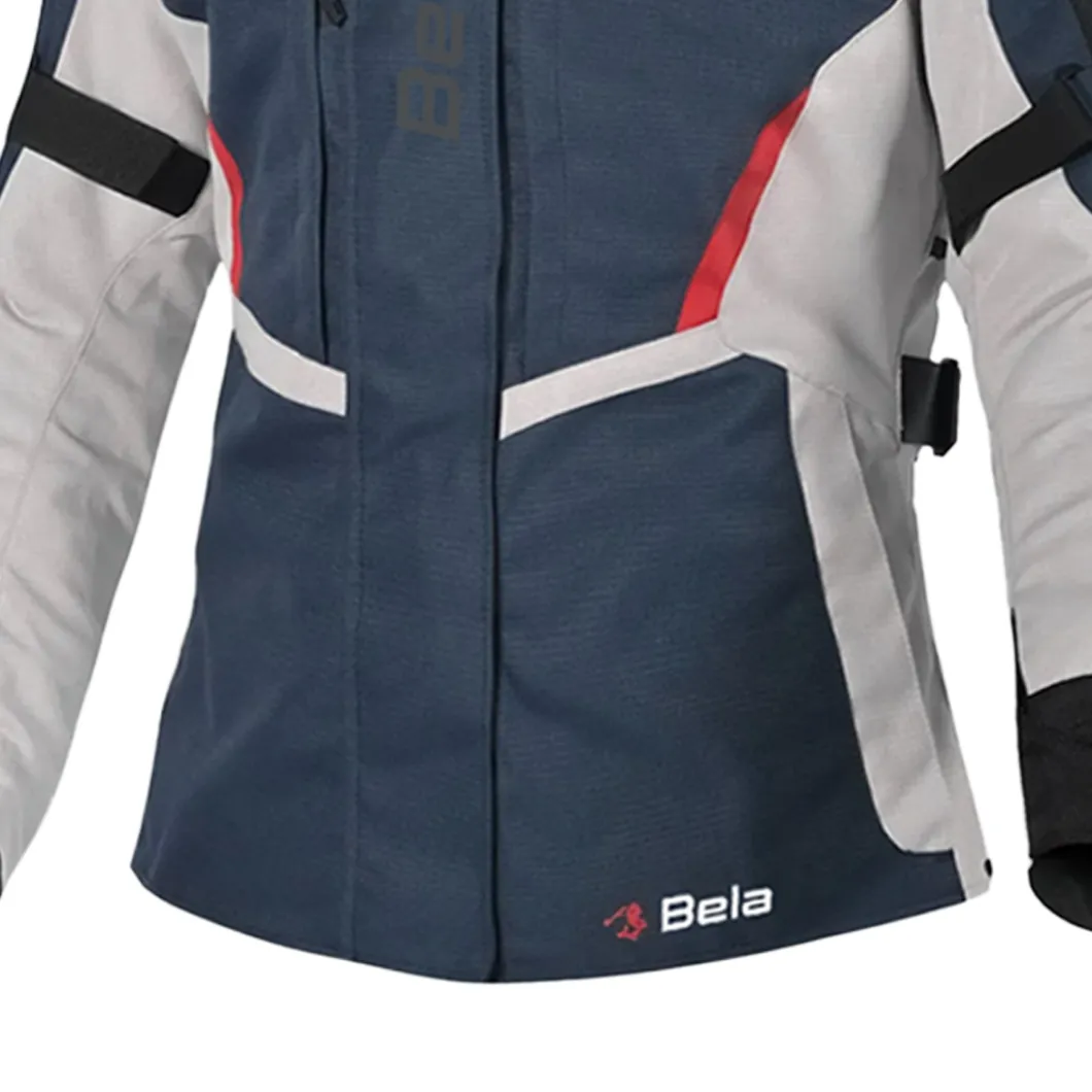 BELA HURRICANE 3 IN 1 GIACCA DI MOTO DONNA BLU GHIACCIO ROSSO