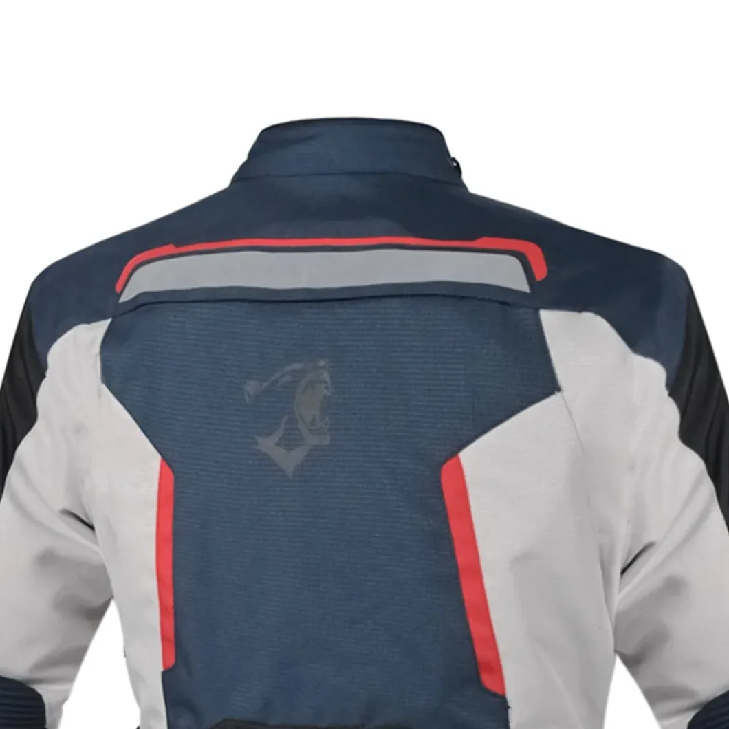 BELA HURRICANE 3 IN 1 GIACCA DI MOTO DONNA BLU GHIACCIO ROSSO