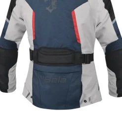 BELA HURRICANE 3 IN 1 GIACCA DI MOTO DONNA BLU GHIACCIO ROSSO
