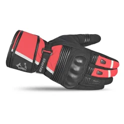 Bela Ice Winter WP Motorcycle Gloves Black/Red