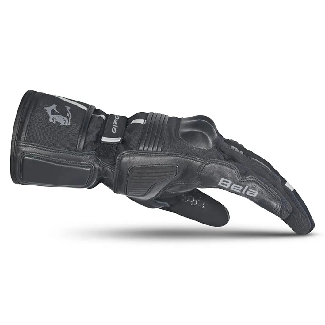 Bela Ice Winter WP Motorcycle Gloves Black/Grey