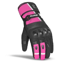 Bela Ice Winter WP Women's Motorcycle Gloves Black Pink