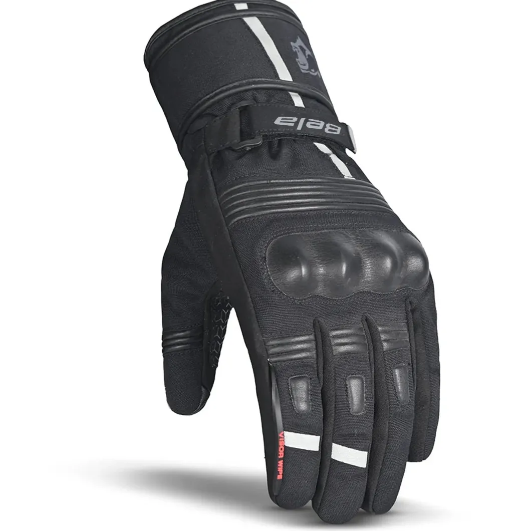 Bela Ice Winter WP Women's Motorcycle Gloves Black/Grey