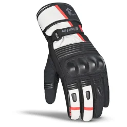 BELA ICE WP GUANTI DI MOTO UOMO PELLE NERO ROSSO
