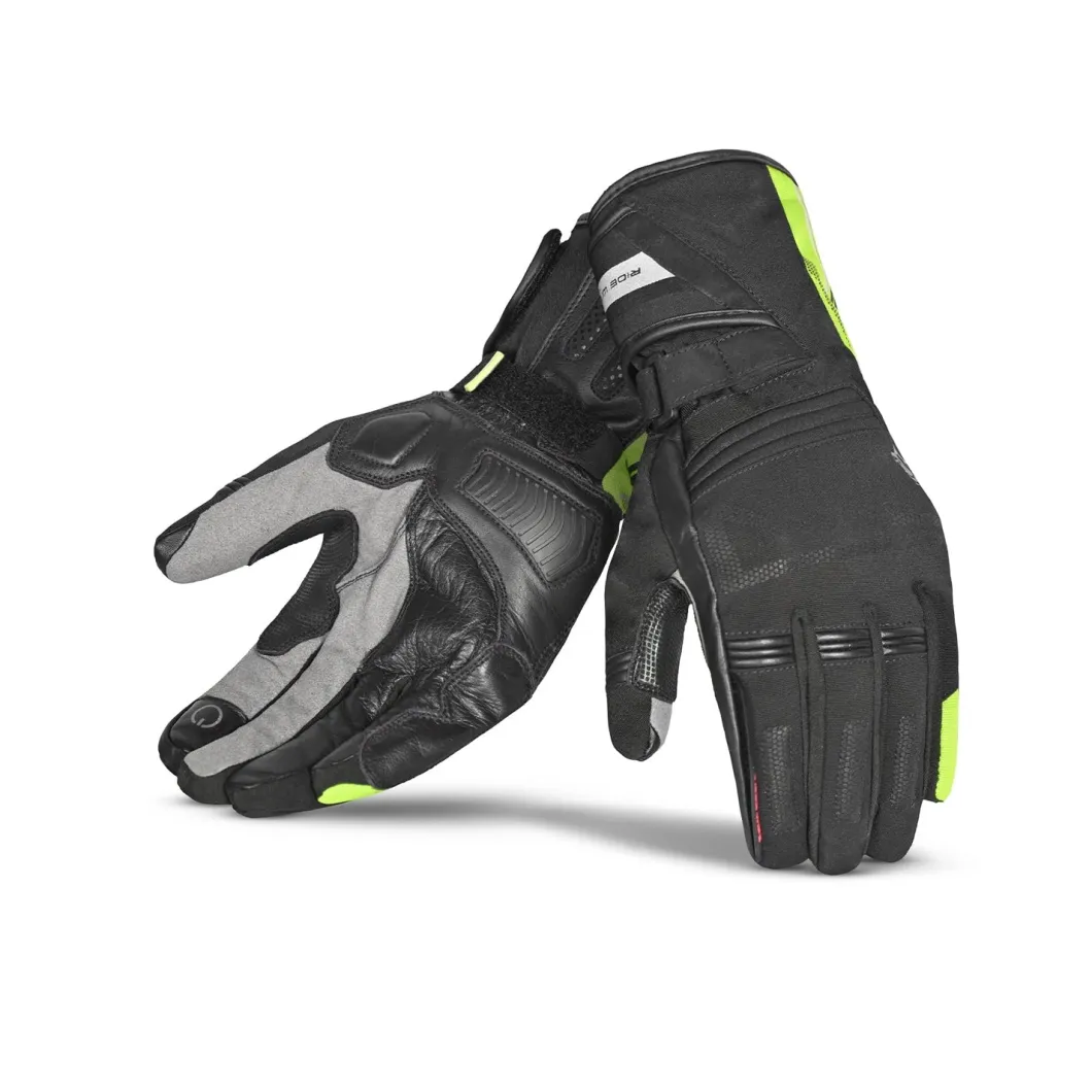 Bela Iglo Men Winter Gloves - Black/Fluorescent Yellow