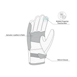 BELA IMPACT GUANTI DI MOTO DONNA NERO