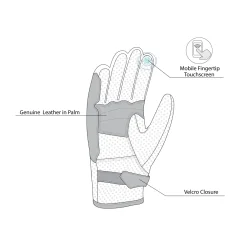 Bela Impact Women's Summer Gloves Brown