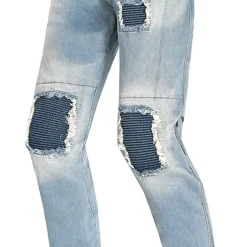 Bela John Azul Motorcycle Jeans
