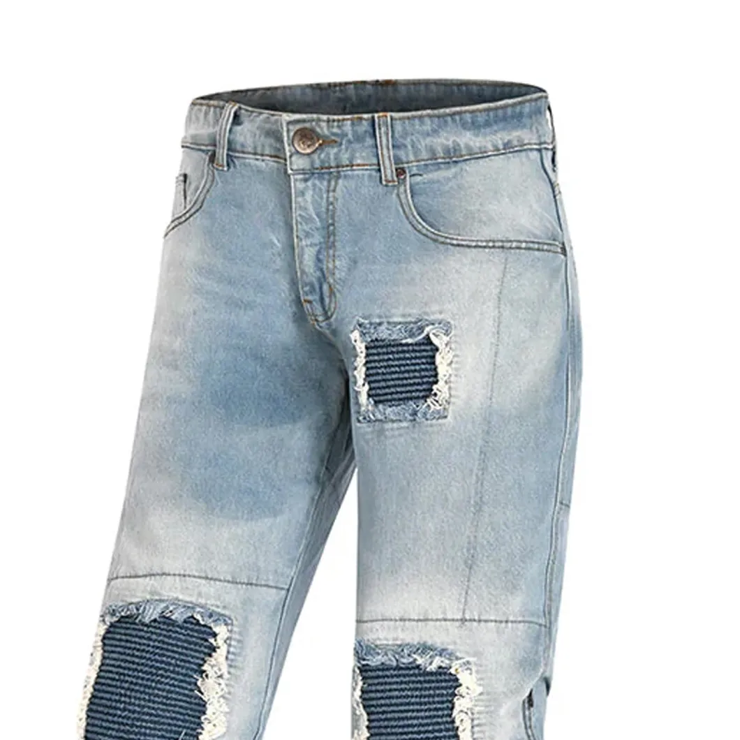 Bela John Azul Motorcycle Jeans