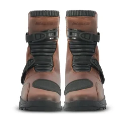 BELA JUNIOR SHORT BROWN LEATHER BOOTS