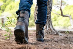 BELA JUNIOR SHORT BROWN LEATHER BOOTS