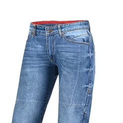 Bela Kevin (MXD-403) Men's Motorcycle Jeans Blue