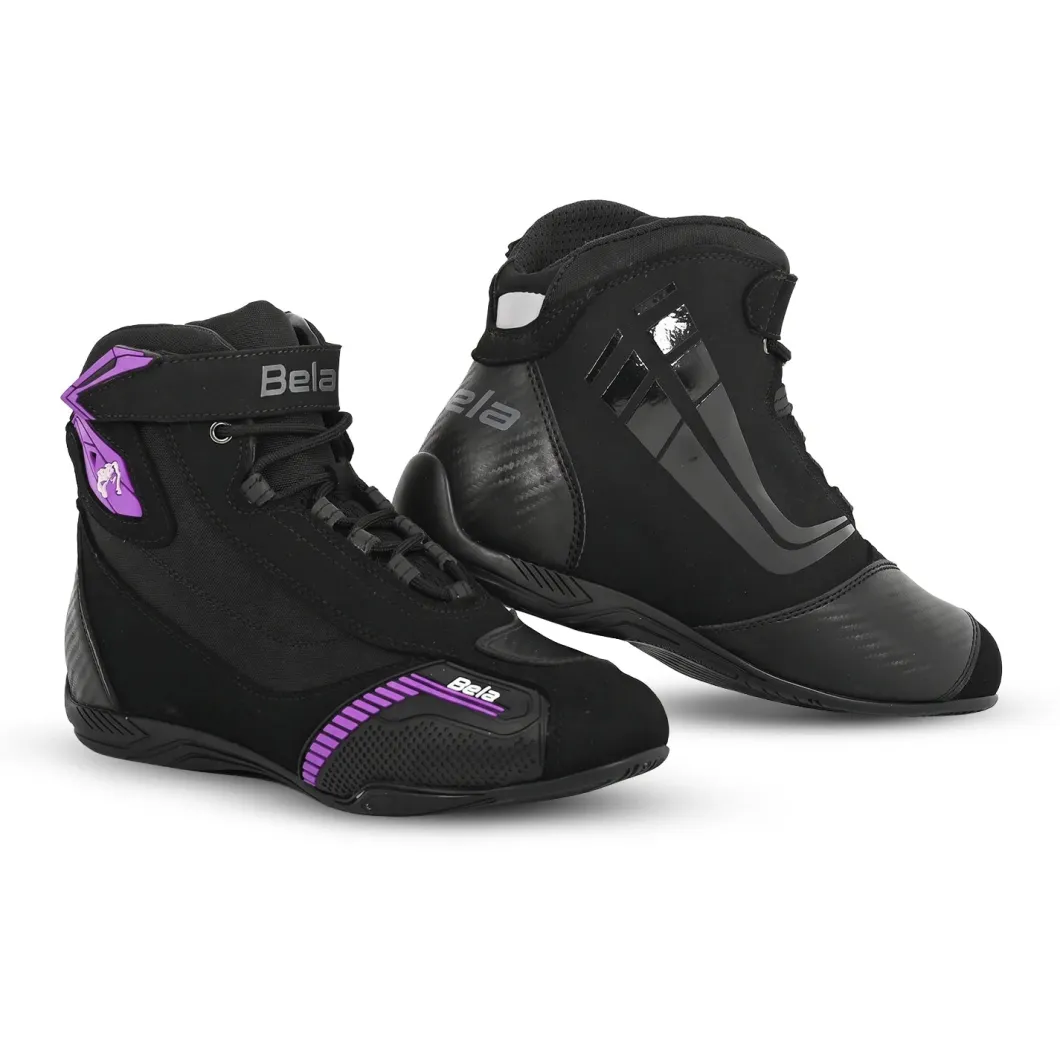 Bela Kiva Boots for Women Black/Purple