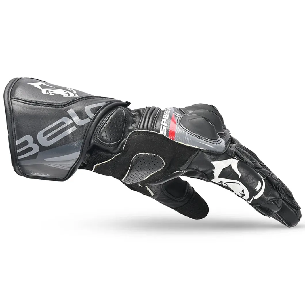 Bela Lemox Black Anthracite Running Gloves