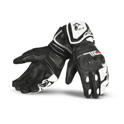 Bela Lemox Black White Running Gloves