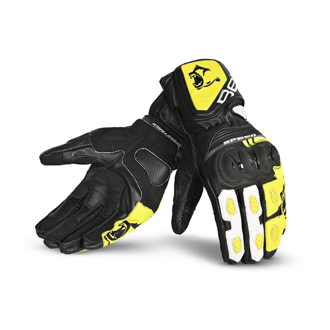 Bela Lemox Running Gloves Black/White/Yellow