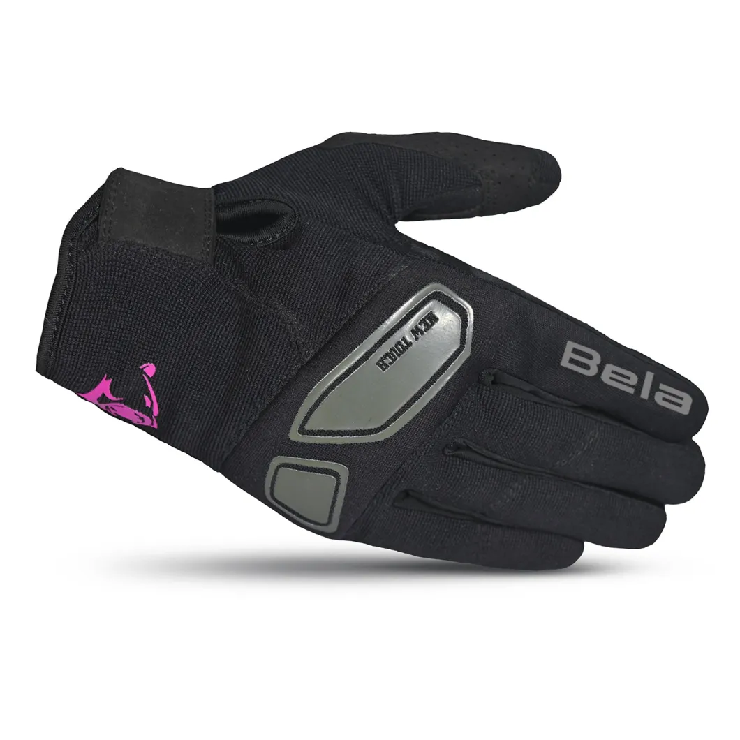 BELA LMBU2 Women's Summer Gloves Black Red