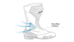 Bela Master Racing Motorcycle Boots Black