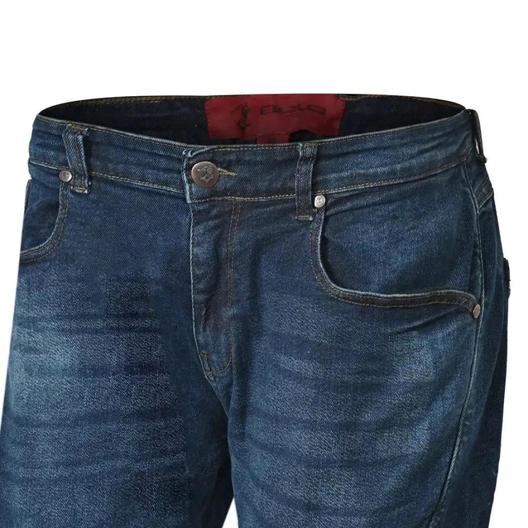 BELA MEN'S DARK BLUE DENIM ROCKER