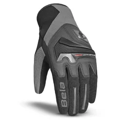 BELA MEN'S FABRIC GLOVES STAR ANTHRACITE/BLACK
