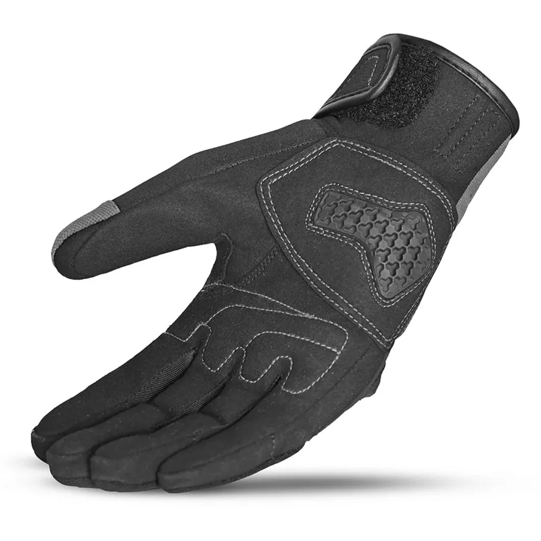 BELA MEN'S FABRIC GLOVES STAR ANTHRACITE/BLACK