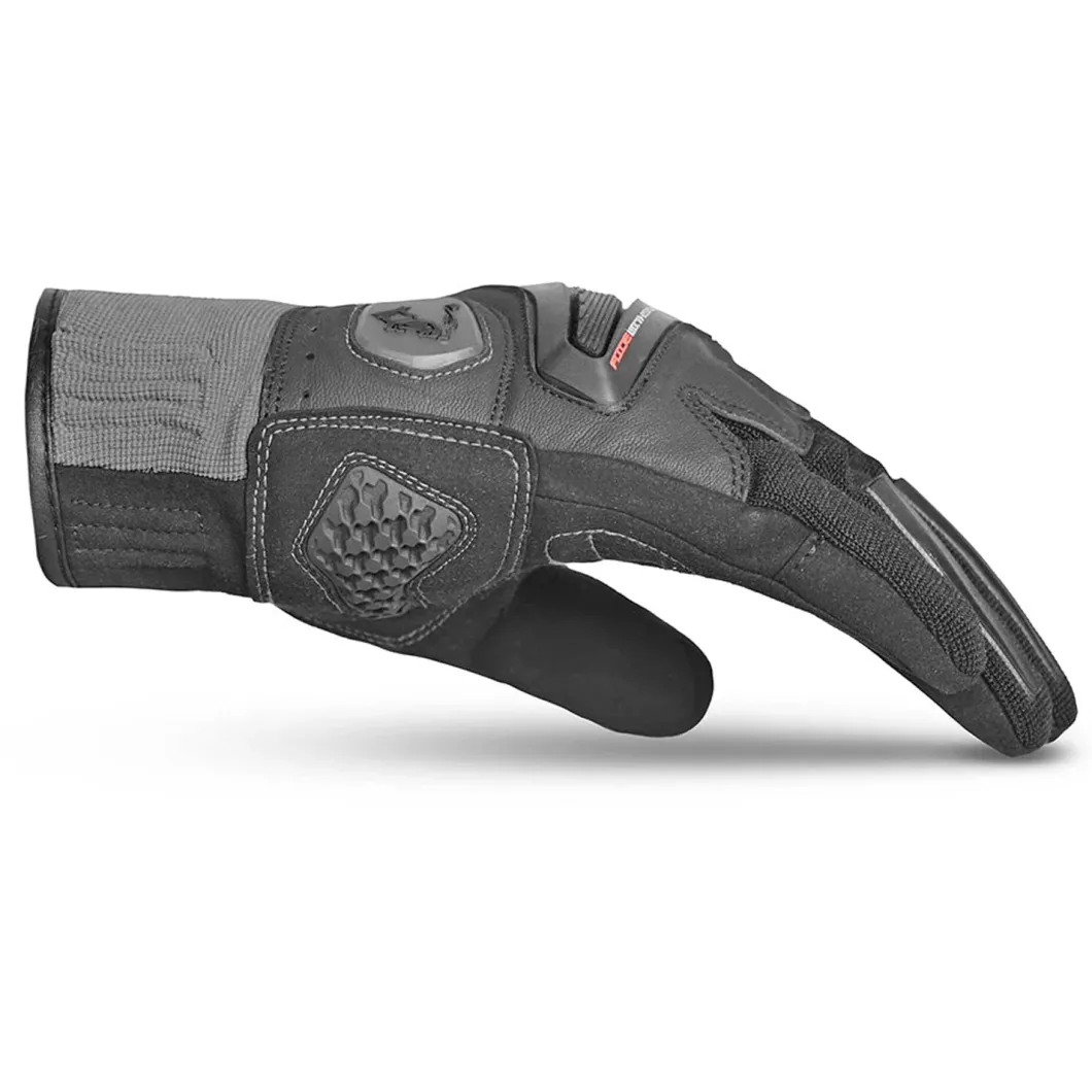BELA MEN'S FABRIC GLOVES STAR ANTHRACITE/BLACK