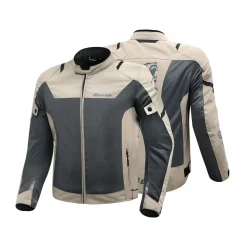 BELA MESH PRO 2.0 GIACCA DI MOTO IN TESSUTO TRAFORATO GIACCA DI MOTO GHIACCIO NERO