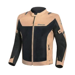 BELA MESH PRO GIACCA DI MOTO IN TESSUTO TRAFORATO GIACCA DI MOTO MARRONE NERO