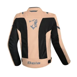BELA MESH PRO GIACCA DI MOTO IN TESSUTO TRAFORATO GIACCA DI MOTO MARRONE NERO