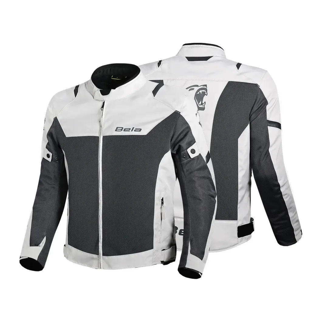 BELA Mesh Pro Men's Perforated Summer Jacket Ice/Grey