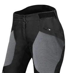 BELA MESH PRO PANTALONI DI MOTO NERO GRIGIO 32L
