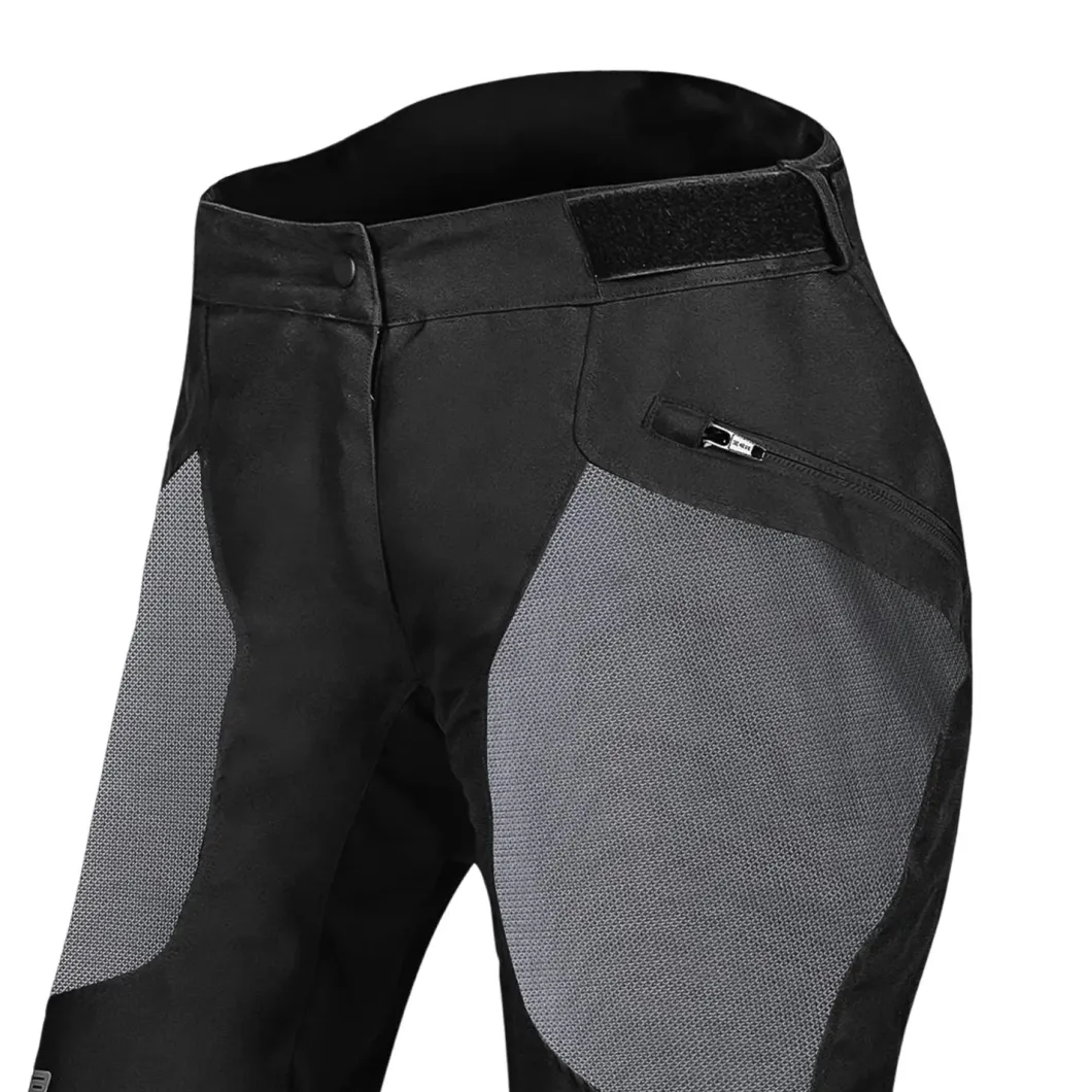 BELA MESH PRO PANTALONI DI MOTO NERO GRIGIO 32L