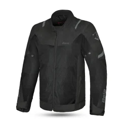 Bela Mesh Pro Perforated Summer Men's Black Motorcycle Fabric