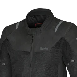 Bela Mesh Pro Perforated Summer Men's Black Motorcycle Fabric