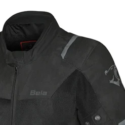 Bela Mesh Pro Perforated Summer Men's Black Motorcycle Fabric